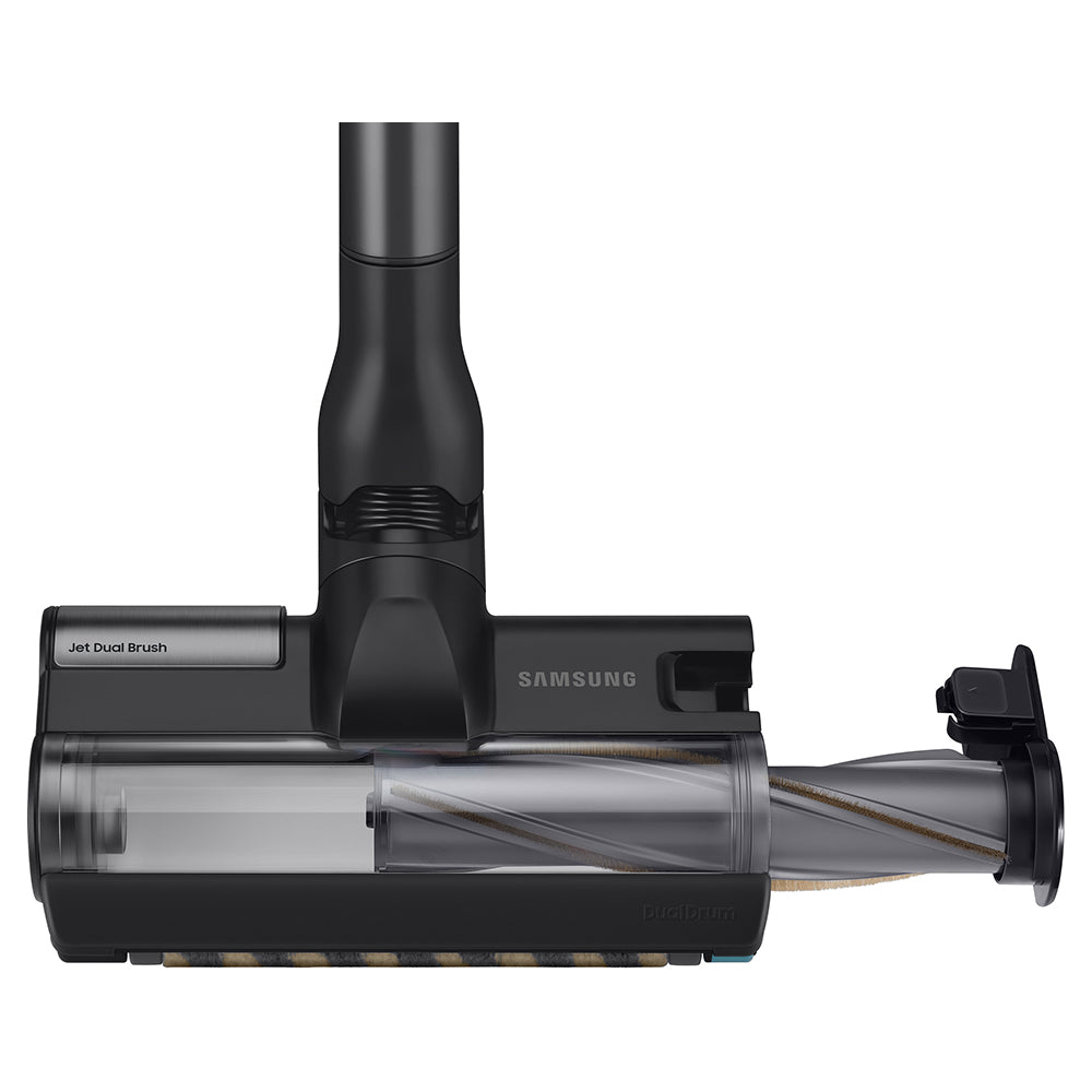 Samsung Jet 95 Pro 210W Cordless Stick Vacuum Cleaner with Pet Tool+ &amp; Spray Spinning Sweeper - Black Chrometal | VS20C9547TB/EU from Samsung - DID Electrical
