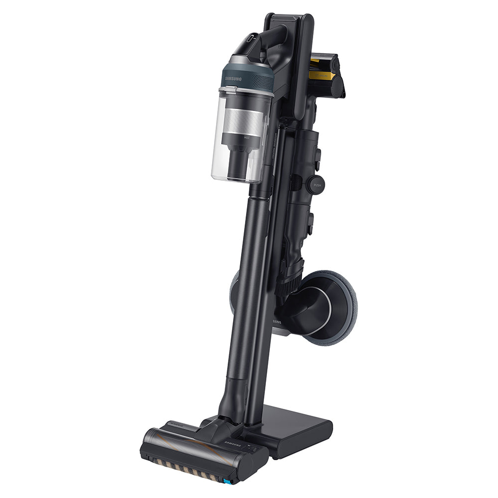 Samsung Jet™ 95 Pro Cordless Stick Vacuum Cleaner, Max 210W Suction Power with Spray Spinning Sweeper Black Chrometal | VS20C9547TB/EU from Samsung - DID Electrical