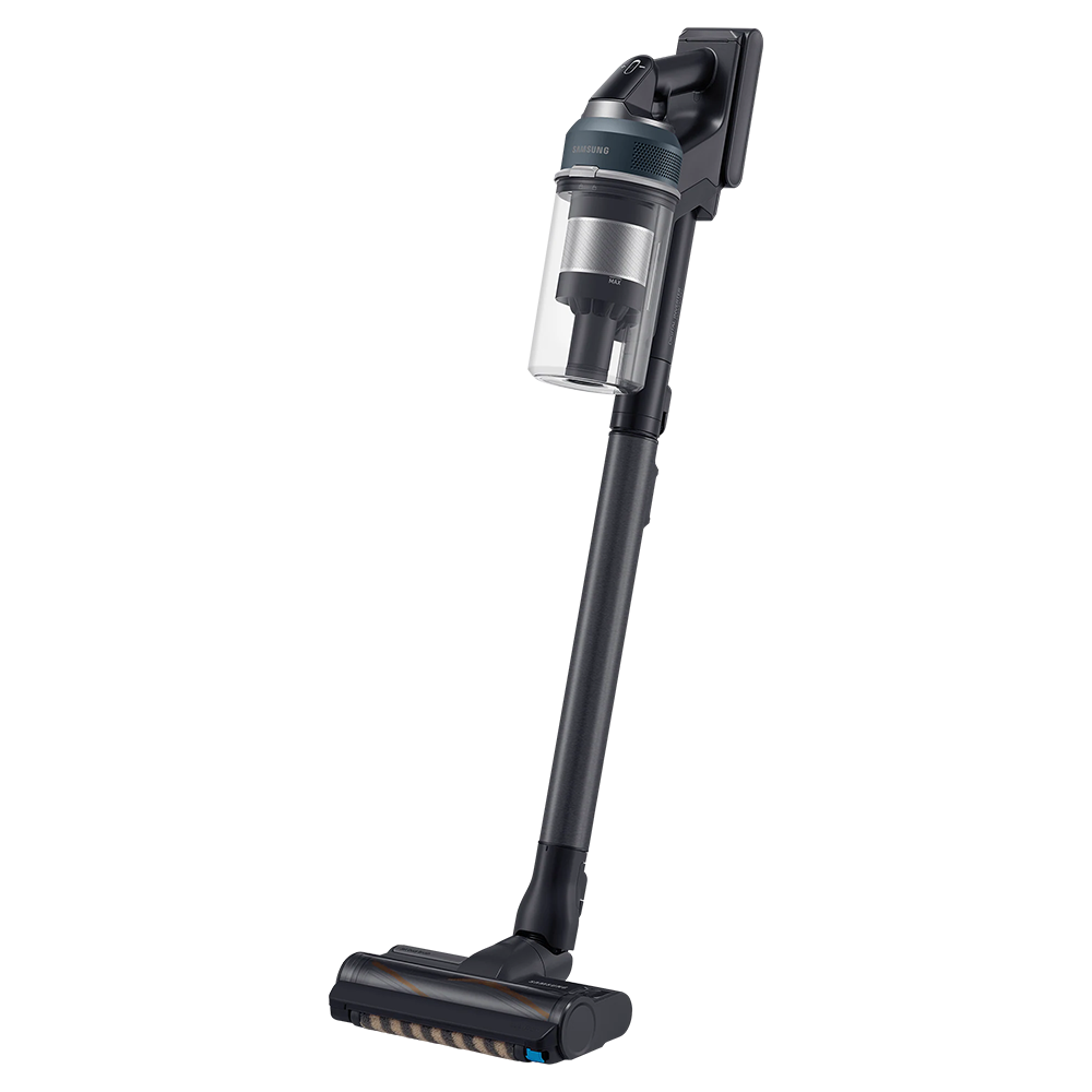 Samsung Jet™ 95 Pro Cordless Stick Vacuum Cleaner, Max 210W Suction Power with Spray Spinning Sweeper Black Chrometal | VS20C9547TB/EU from Samsung - DID Electrical