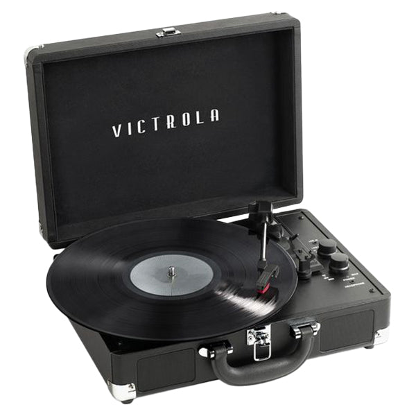 Victrola Journey+ Portable Bluetooth Turntable - Black | VSC-400SB-BLK-EU from Victrola - DID Electrical