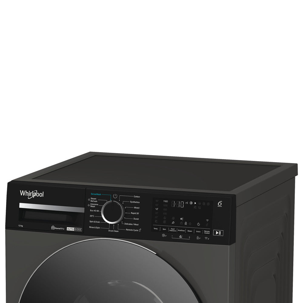 Whirlpool 12KG 1400RPM Freestanding Washing Machine - Manhattan Grey | W0M 27G ADS IRE