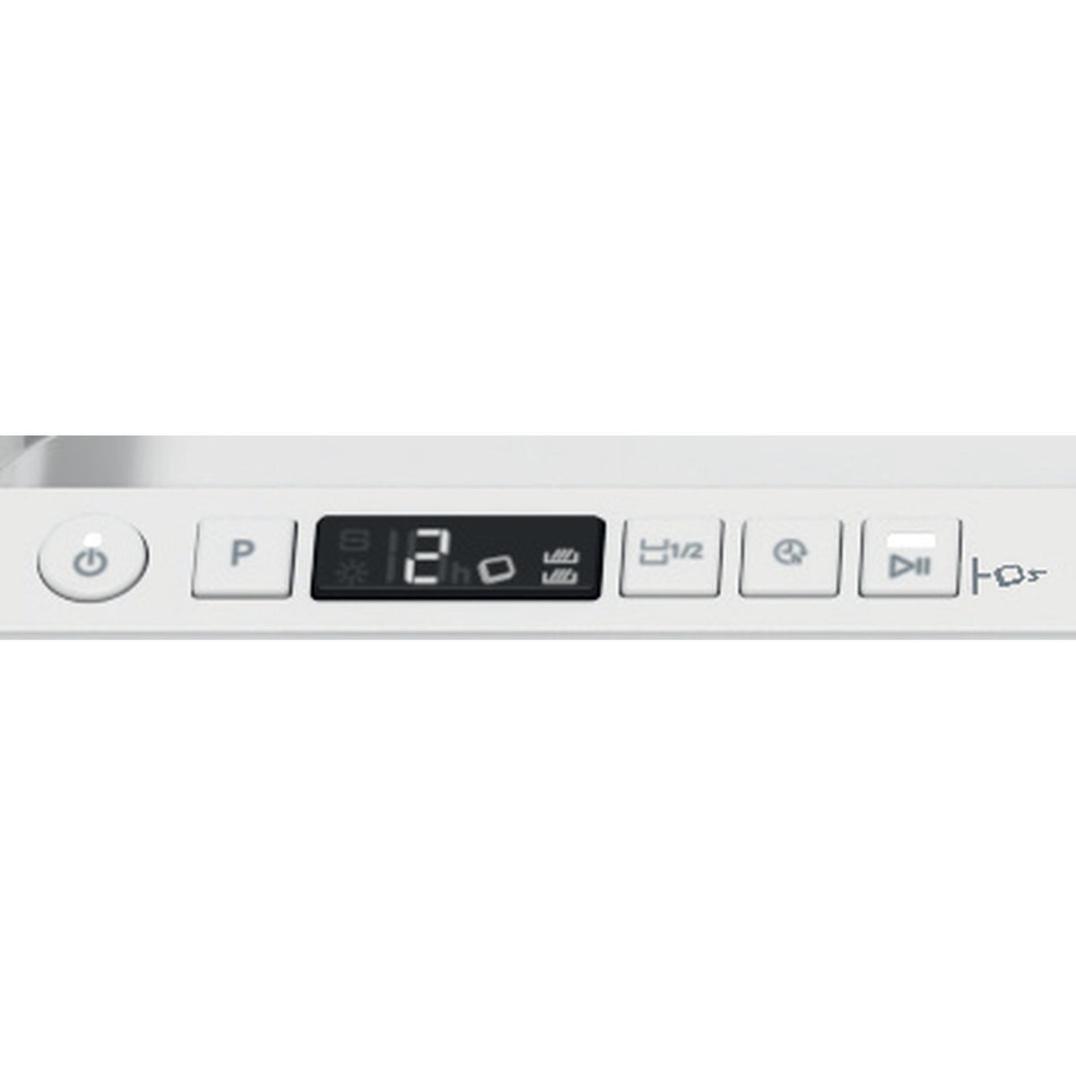 Whirlpool 14 Place Built-In Standard Dishwasher - White | W2IHD526UK from Whirlpool - DID Electrical