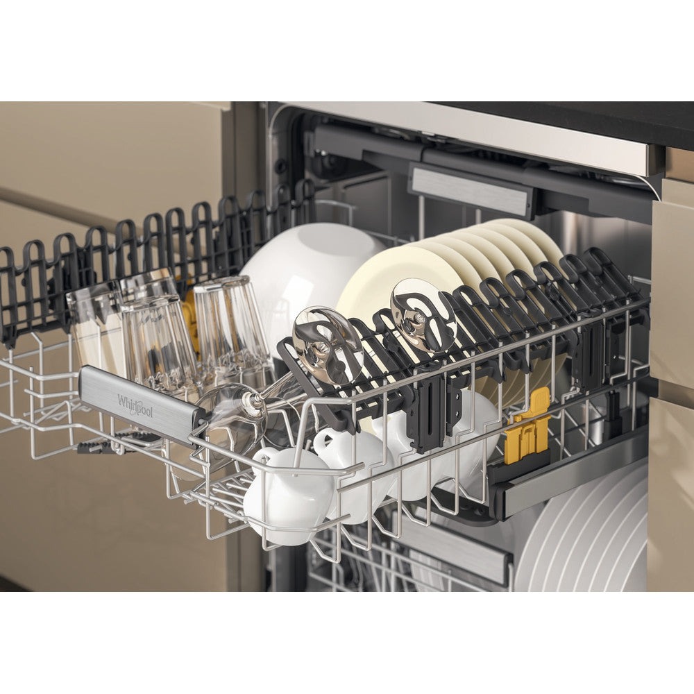 Whirlpool 13 Place Settings Freestanding Standard Dishwasher - Inox | W7FHS51XUK from Whirlpool - DID Electrical