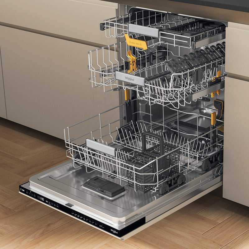 Whirlpool 14 Place Built-In Standard Dishwasher - Black | W8IHP42LUK from Whirlpool - DID Electrical