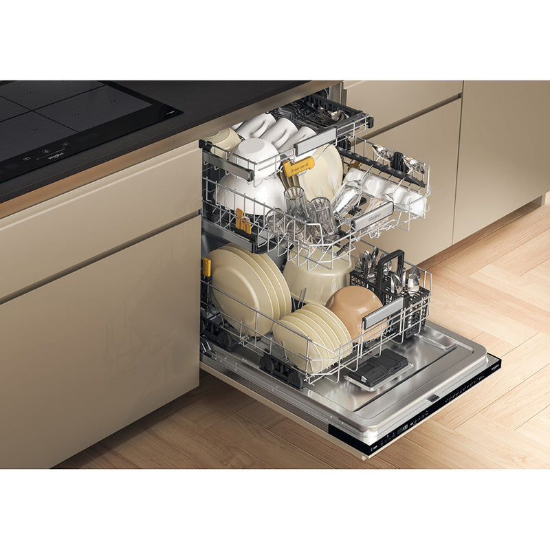 Whirlpool 14 Place Built-In Standard Dishwasher - Black | W8IHP42LUK from Whirlpool - DID Electrical