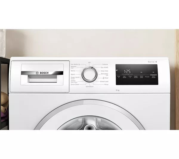 Bosch Series 4 8KG 1400RPM Freestanding Washing Machine - White | WAN28254GB