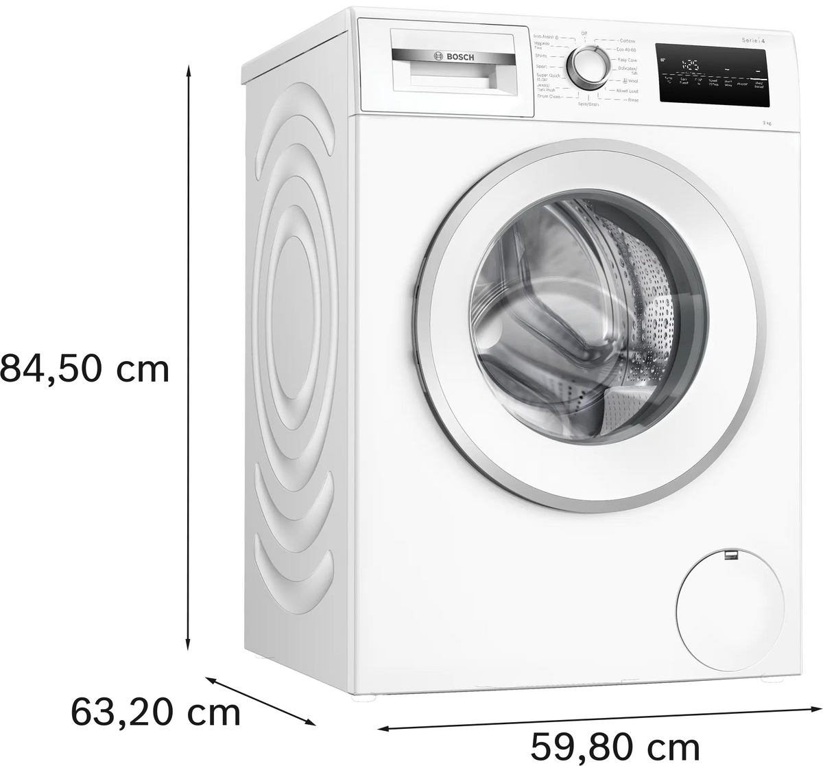 Bosch Series 4 9KG 1400RPM Freestanding Washing Machine - White | WAN28255GB