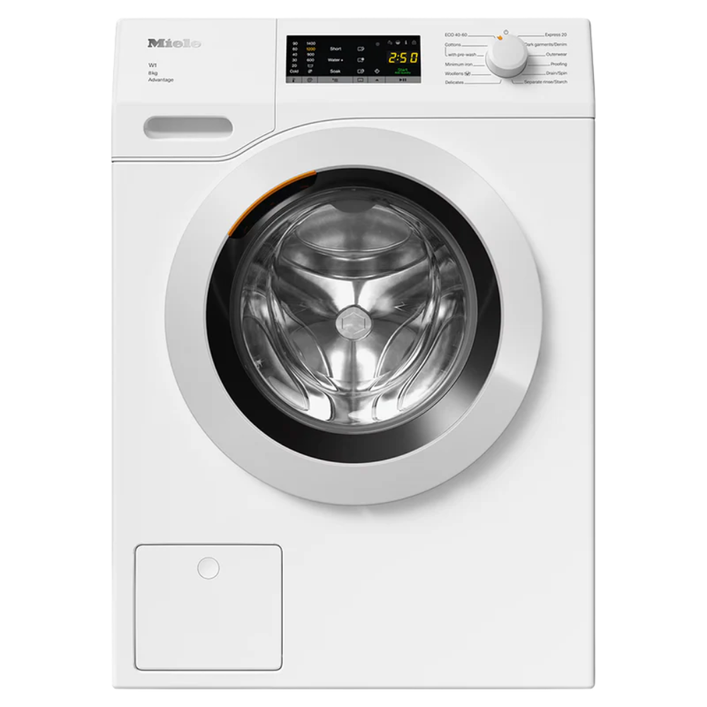 Miele Advantage 8KG 1400RPM Freestanding Washing Machine - Lotus White | WCA132 from Miele - DID Electrical ()
