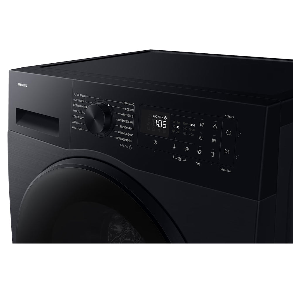 Samsung Series 5 9KG/5KG 1400RPM Freestanding Washer Dryer - Black | WD90DG5G34BBEU from Samsung - DID Electrical