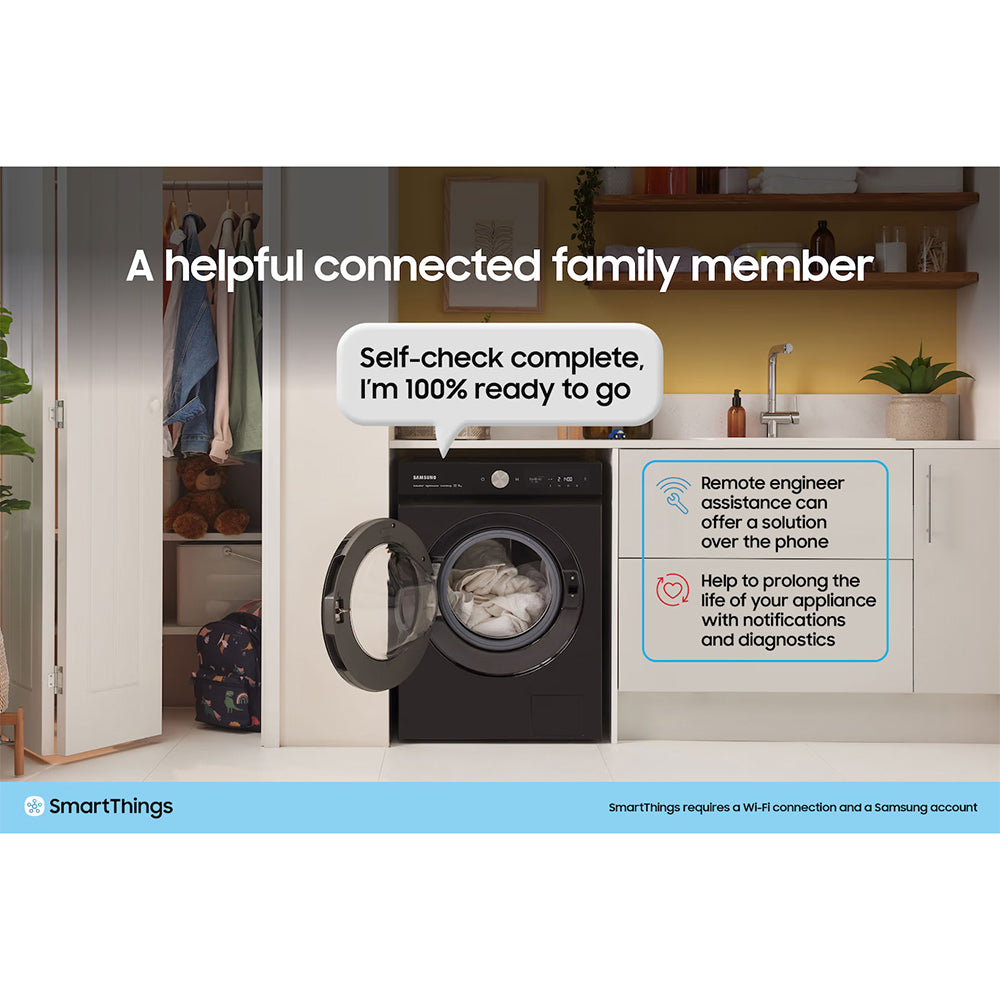 Samsung Series 5 9KG/5KG 1400RPM Freestanding Washer Dryer - Black | WD90DG5G34BBEU from Samsung - DID Electrical