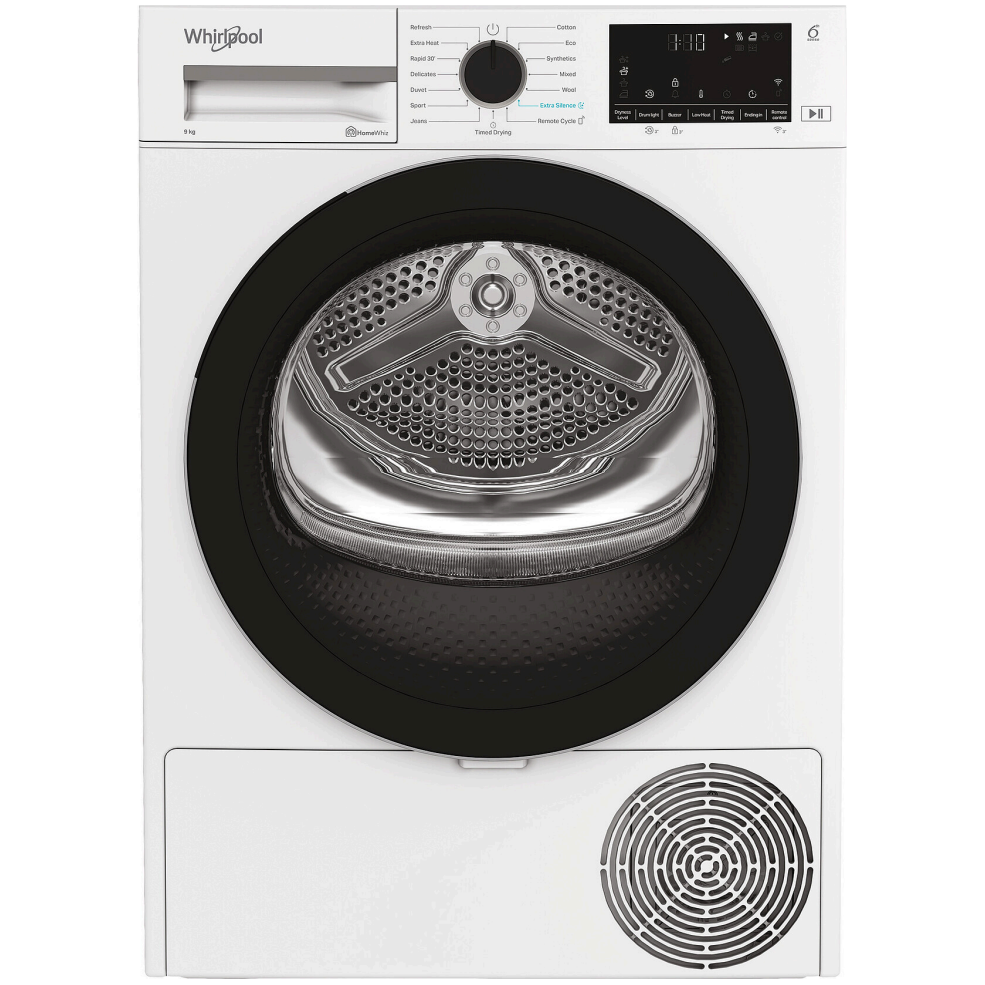 Whirlpool 9KG Freestanding Heat Pump Tumble Dryer - White | WDH09D7WIRE from Whirlpool - DID Electrical