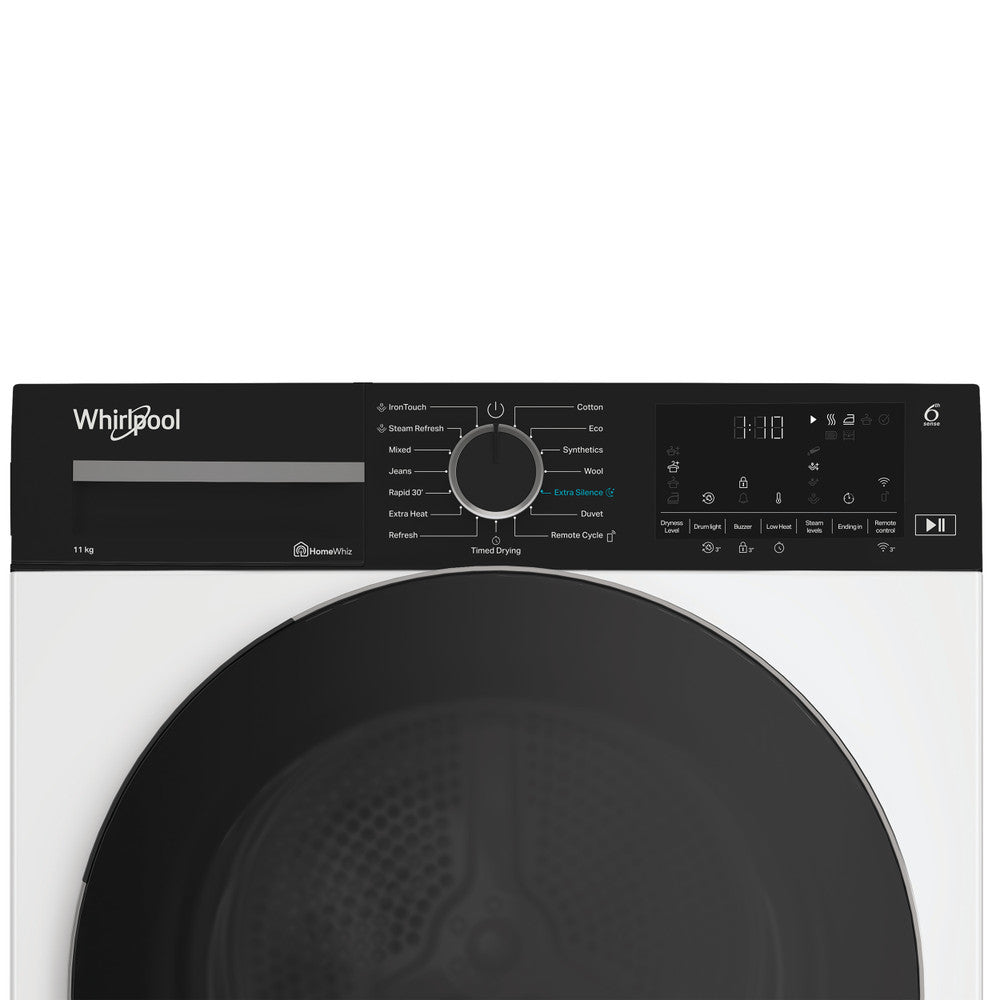 Whirlpool 11KG Freestanding Heat Pump Tumble Dryer - White | WDH11W7WIRE from Whirlpool - DID Electrical