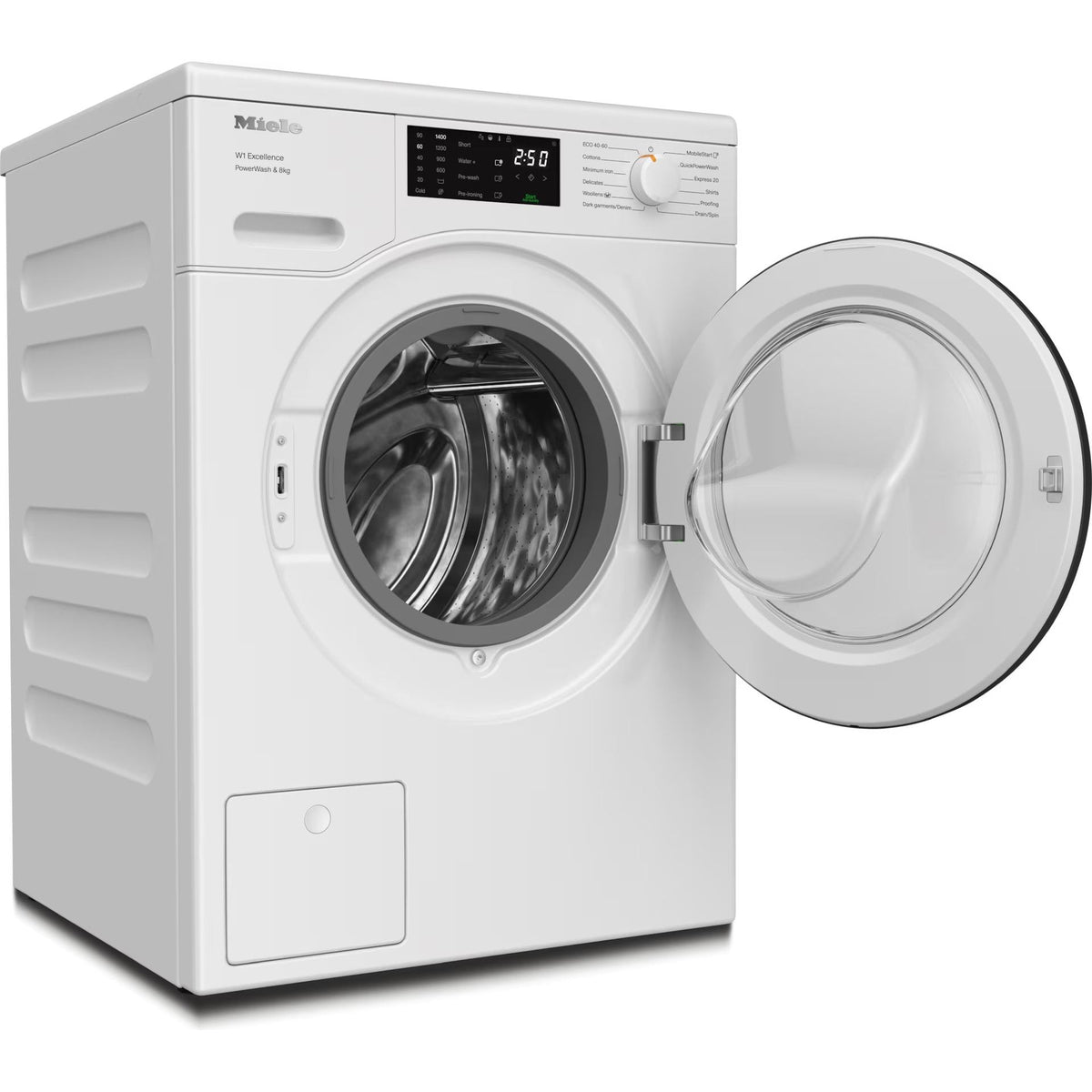 Miele W1 PWash 8KG 1400RPM Freestanding Washing Machine - Lotus White | WEB365WCS from Miele - DID Electrical