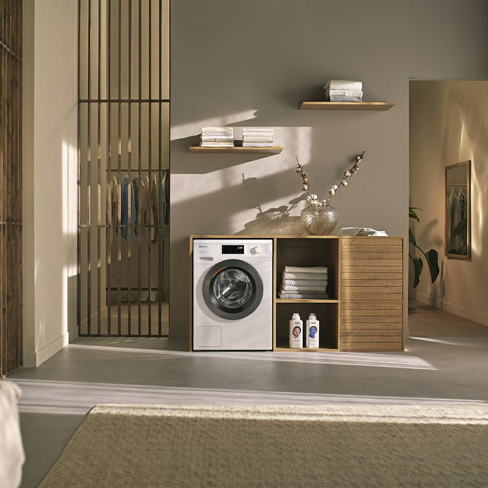 Miele W1 PWash & Steam 9KG 1400RPM Freestanding Washing Machine - Lotus White | WED 385 from Miele - DID Electrical