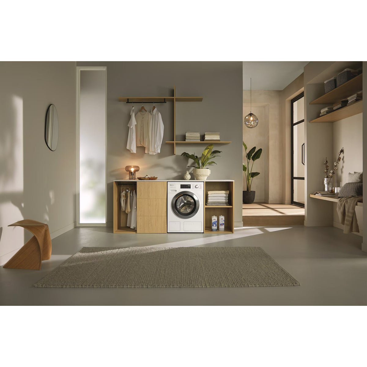 Miele PWash&amp;TDos&amp;Steam 9KG 1400RPM Freestanding Washing Machine - Lotus White | WEG885 WCS from Miele - DID Electrical
