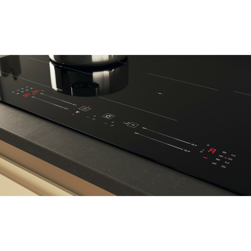 Whirlpool 77CM 4 Zones Built-In Induction Hob with CleanProtect - Black | WF S1577 CPNE from Whirlpool - DID Electrical