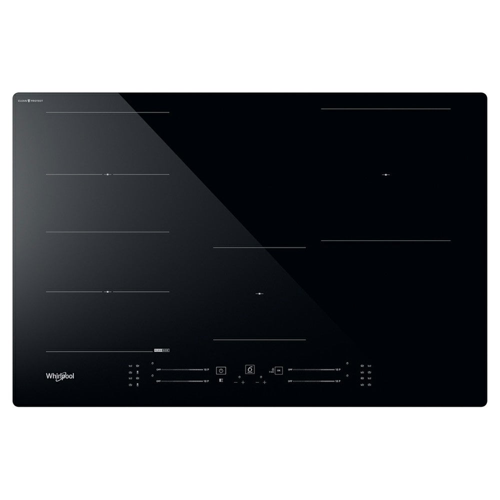 Whirlpool 77CM 4 Zones Built-In Induction Hob with CleanProtect - Black | WF S1577 CPNE from Whirlpool - DID Electrical