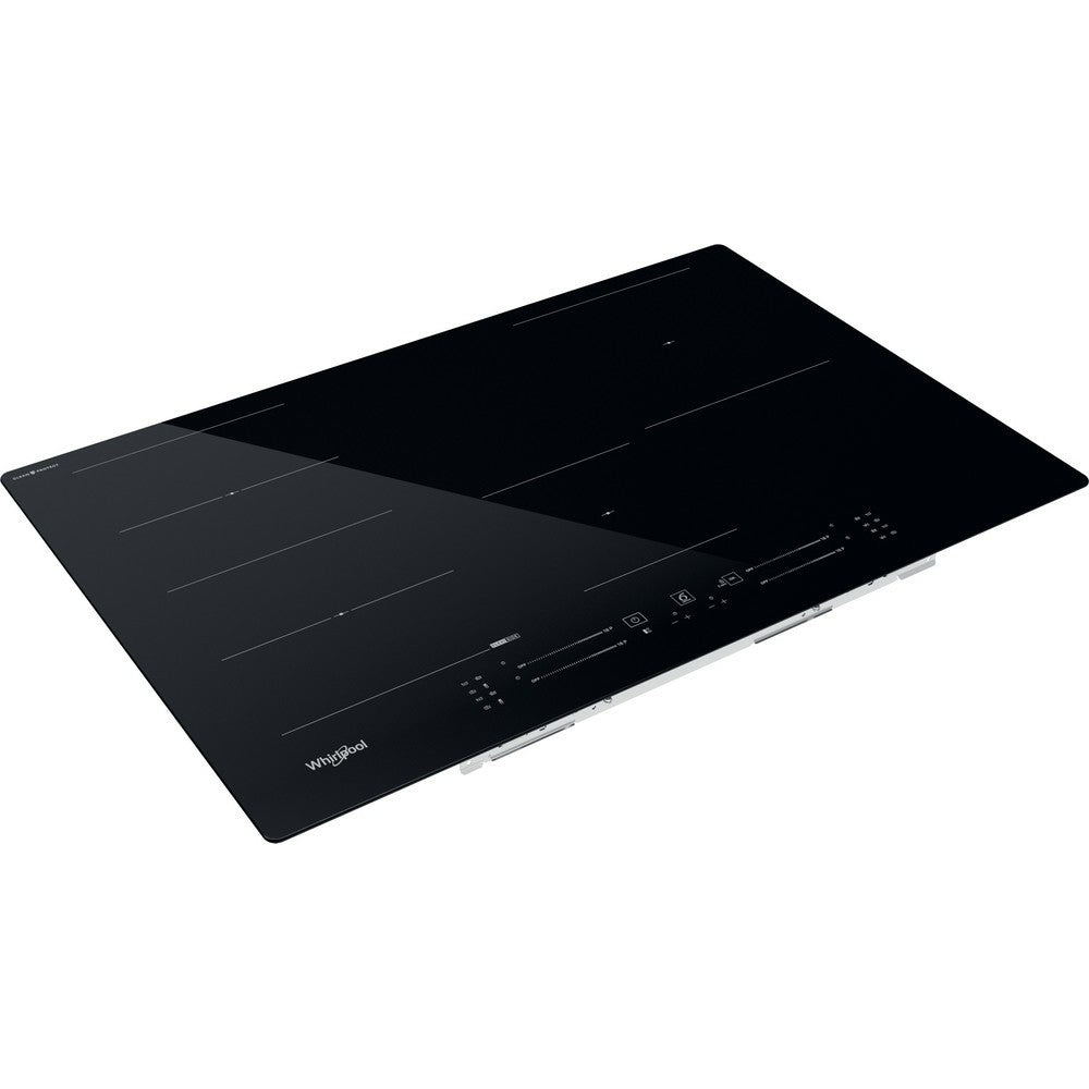 Whirlpool 77CM 4 Zones Built-In Induction Hob with CleanProtect - Black | WF S1577 CPNE from Whirlpool - DID Electrical