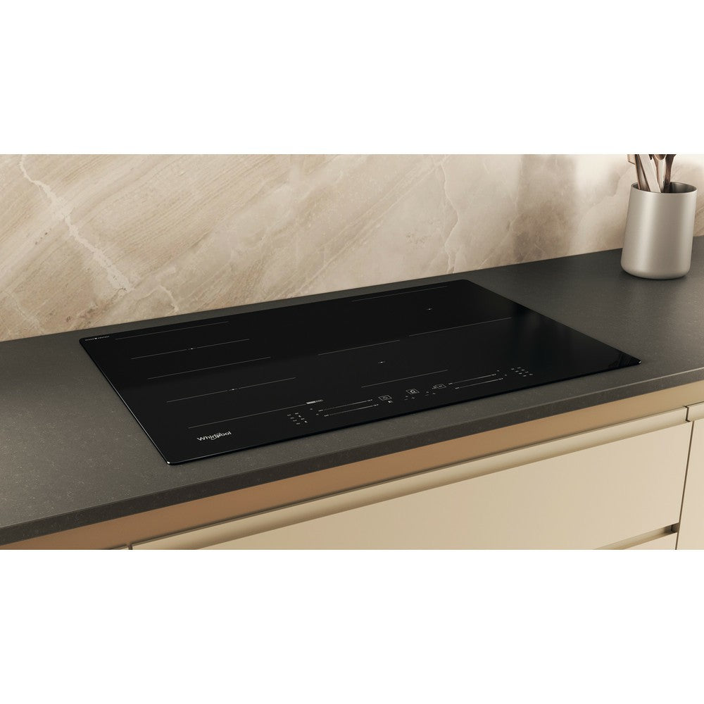Whirlpool 77CM 4 Zones Built-In Induction Hob with CleanProtect - Black | WF S1577 CPNE from Whirlpool - DID Electrical
