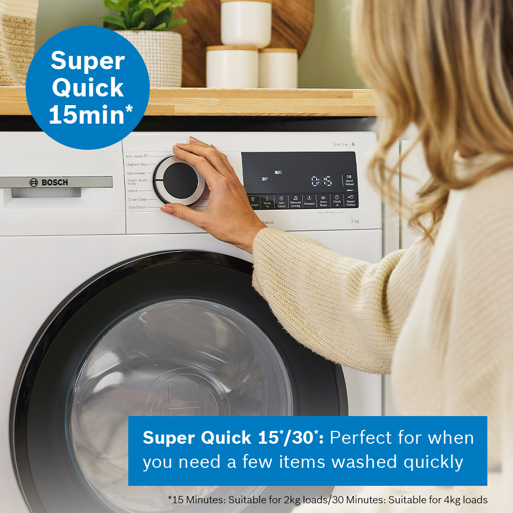 Bosch Series 6 10KG 1400RPM Freestanding Washing Machine - White | WGG254F1GB from Bosch - DID Electrical