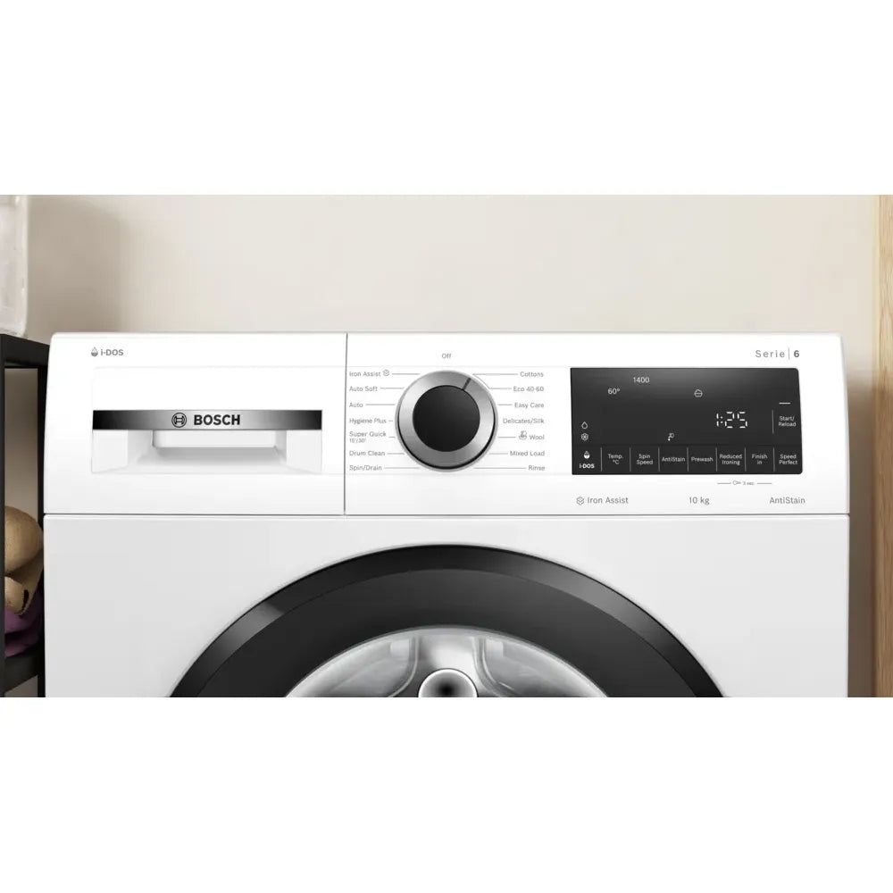 Bosch Series 6 10KG 1400RPM Freestanding Washing Machine - White | WGG254F1GB from Bosch - DID Electrical
