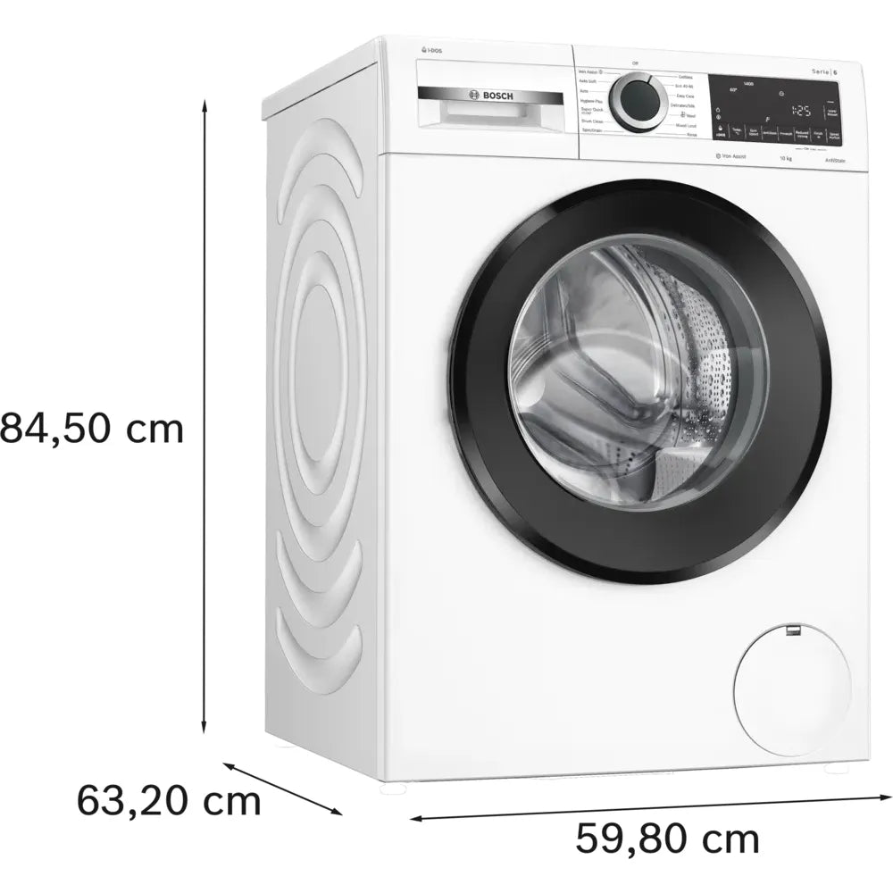 Bosch Series 6 10KG 1400RPM Freestanding Washing Machine - White | WGG254F1GB from Bosch - DID Electrical