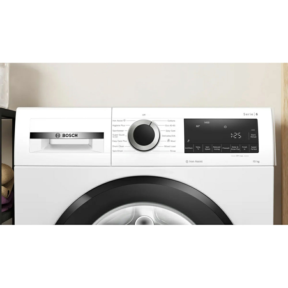 Bosch Series 6 10KG 1400RPM Freestanding Washing Machine - White | WGG254Z1GB from Bosch - DID Electrical