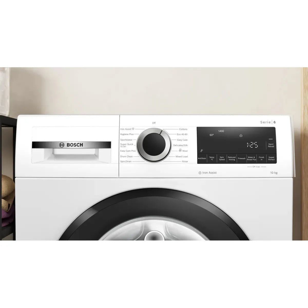 Bosch Series 6 10KG 1400RPM Freestanding Washing Machine - White | WGG254Z1GB from Bosch - DID Electrical