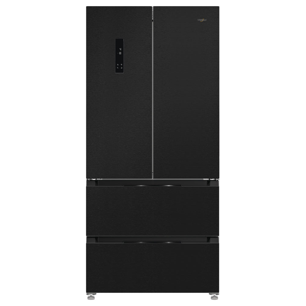 Whirlpool 510L Freestanding American Fridge Freezer - Black & Inox | WHG26513XK4UK from Whirlpool - DID Electrical