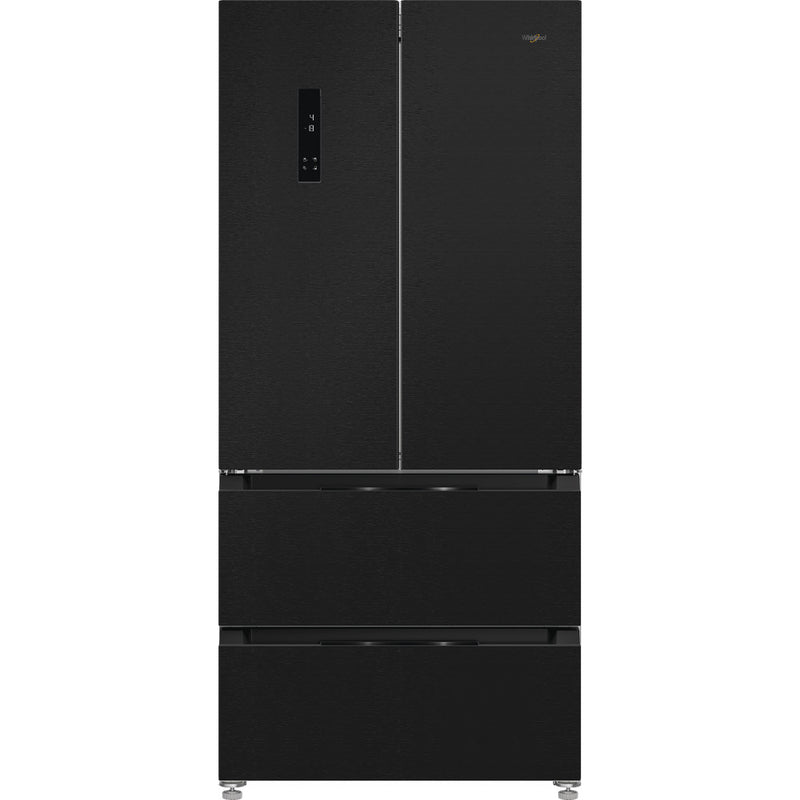Whirlpool 510L Freestanding American Fridge Freezer - Black & Inox | WHG26513XK4UK from Whirlpool - DID Electrical