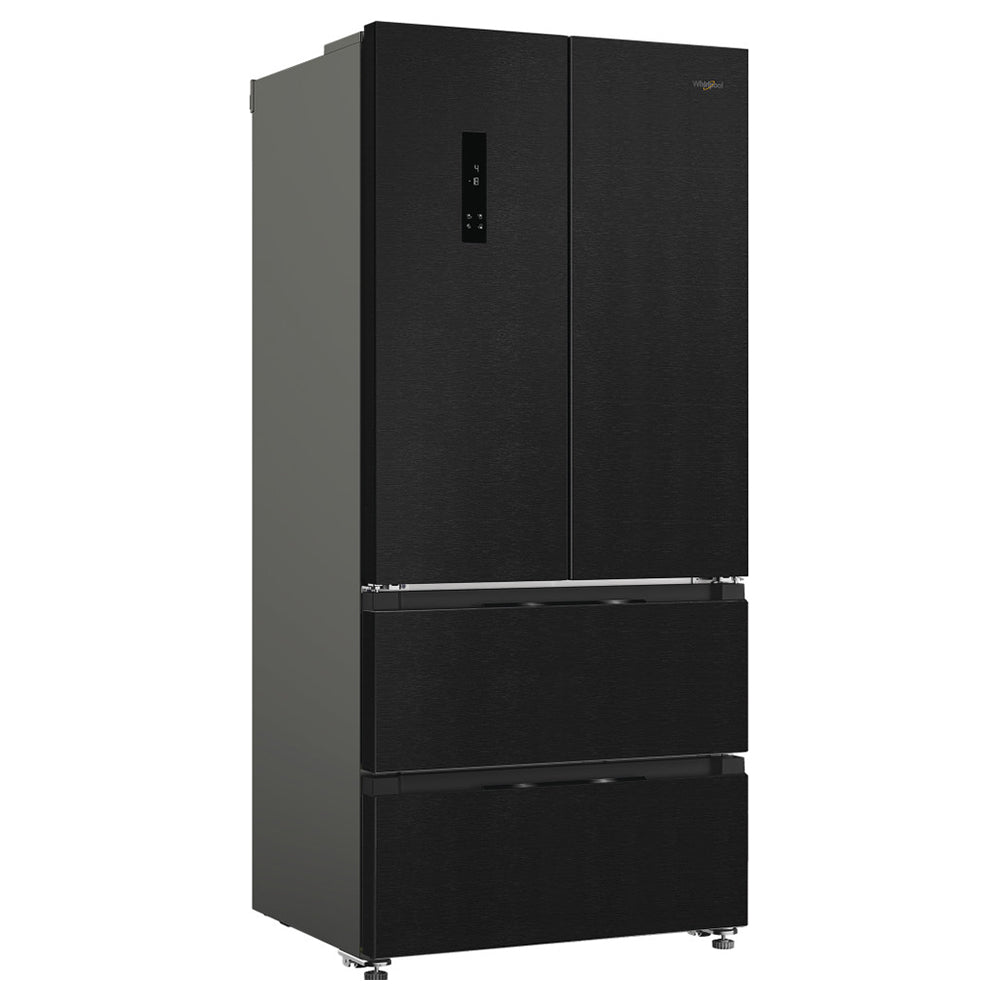Whirlpool 510L Freestanding American Fridge Freezer - Black & Inox | WHG26513XK4UK from Whirlpool - DID Electrical
