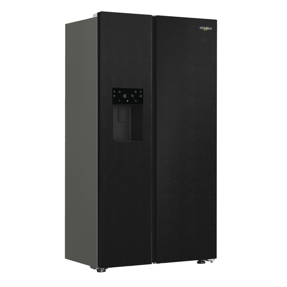 Whirlpool 571L Freestanding American Style Fridge Freezer - Inox | WHG26574WXK5UK from Whirlpool - DID Electrical