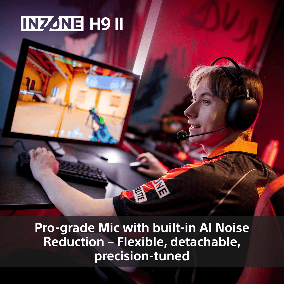 Sony INZONE H9 II Over-Ear Wireless Noise Cancelling Gaming Headset - Black | WHG910NBCE7