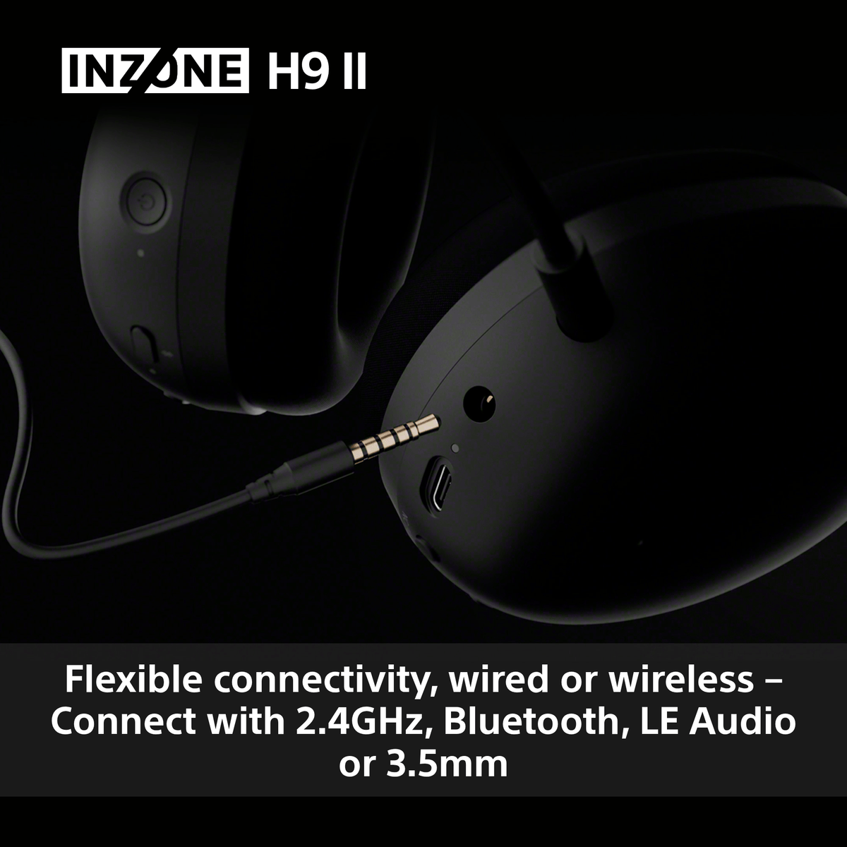 Sony INZONE H9 II Over-Ear Wireless Noise Cancelling Gaming Headset - Black | WHG910NBCE7