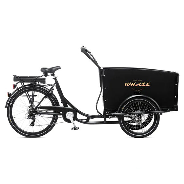 Whale Cargo Electric Bike - Black | WHLCRGBK from Electric Bike - DID Electrical