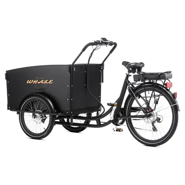 Whale Cargo Electric Bike - Black | WHLCRGBK from Electric Bike - DID Electrical