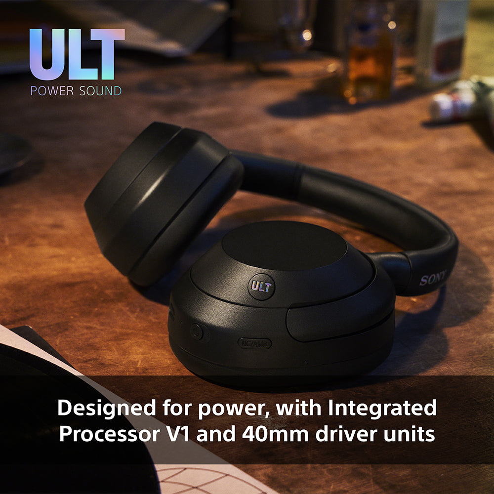Sony ULT Wear Over-Ear  Wireless Noise Canceling Headphones - Black | WHULT900NBCE7 from Sony - DID Electrical