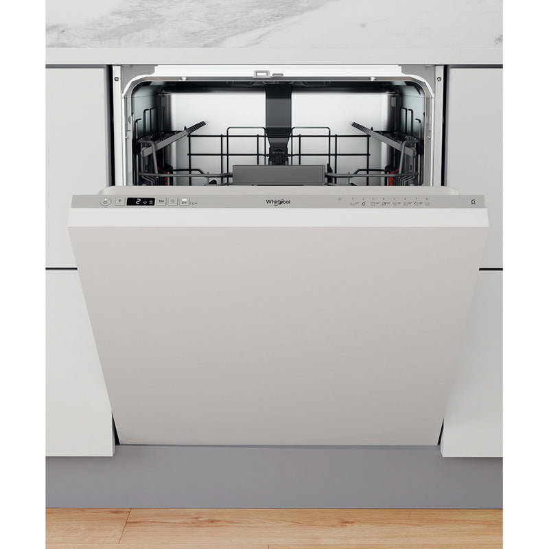 Whirlpool 60CM Integrated Standard Dishwasher - Silver | WIC3C26NUK from Whirlpool - DID Electrical