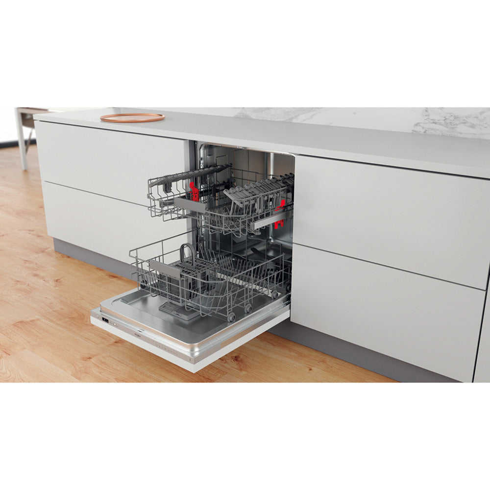Whirlpool 60CM Integrated Standard Dishwasher - Silver | WIC3C26NUK from Whirlpool - DID Electrical