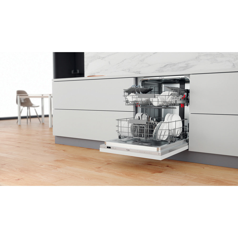 Whirlpool 60CM Integrated Standard Dishwasher - Silver | WIC3C26NUK from Whirlpool - DID Electrical