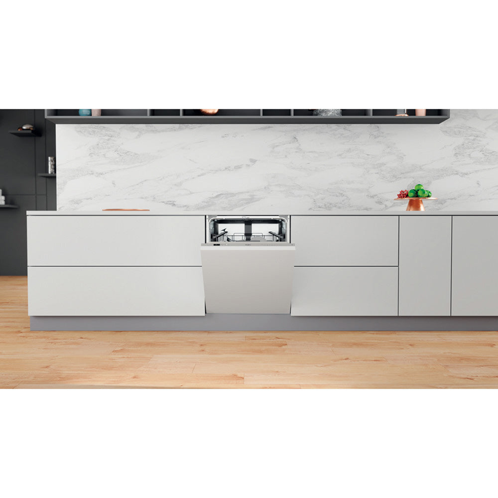 Whirlpool 60CM Integrated Standard Dishwasher - Silver | WIC3C26NUK from Whirlpool - DID Electrical