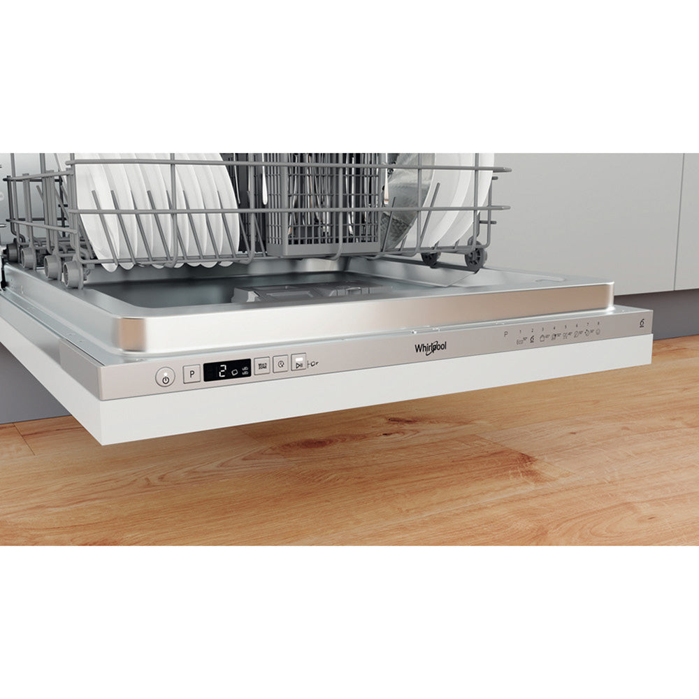 Whirlpool 60CM Integrated Standard Dishwasher - Silver | WIC3C26NUK from Whirlpool - DID Electrical