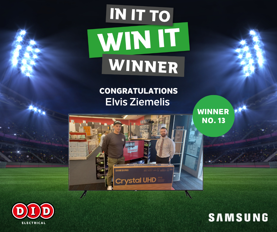 In it to Win it Winner Congratulations Elvis Ziemelis
