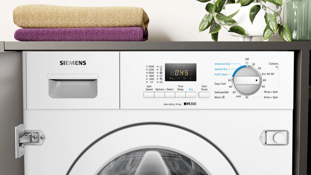 Siemens iQ300 7KG/4KG 1400RPM Built-In Washer Dryer | WK14D322GB