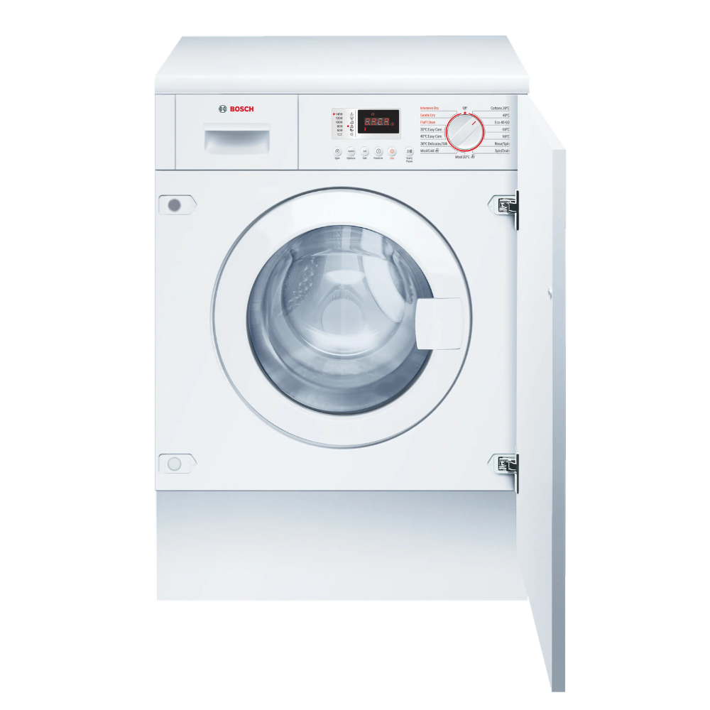 Bosch Series 4 7KG/4KG 1400RPM Built-In Washer Dryer - White | WKD28352GB
