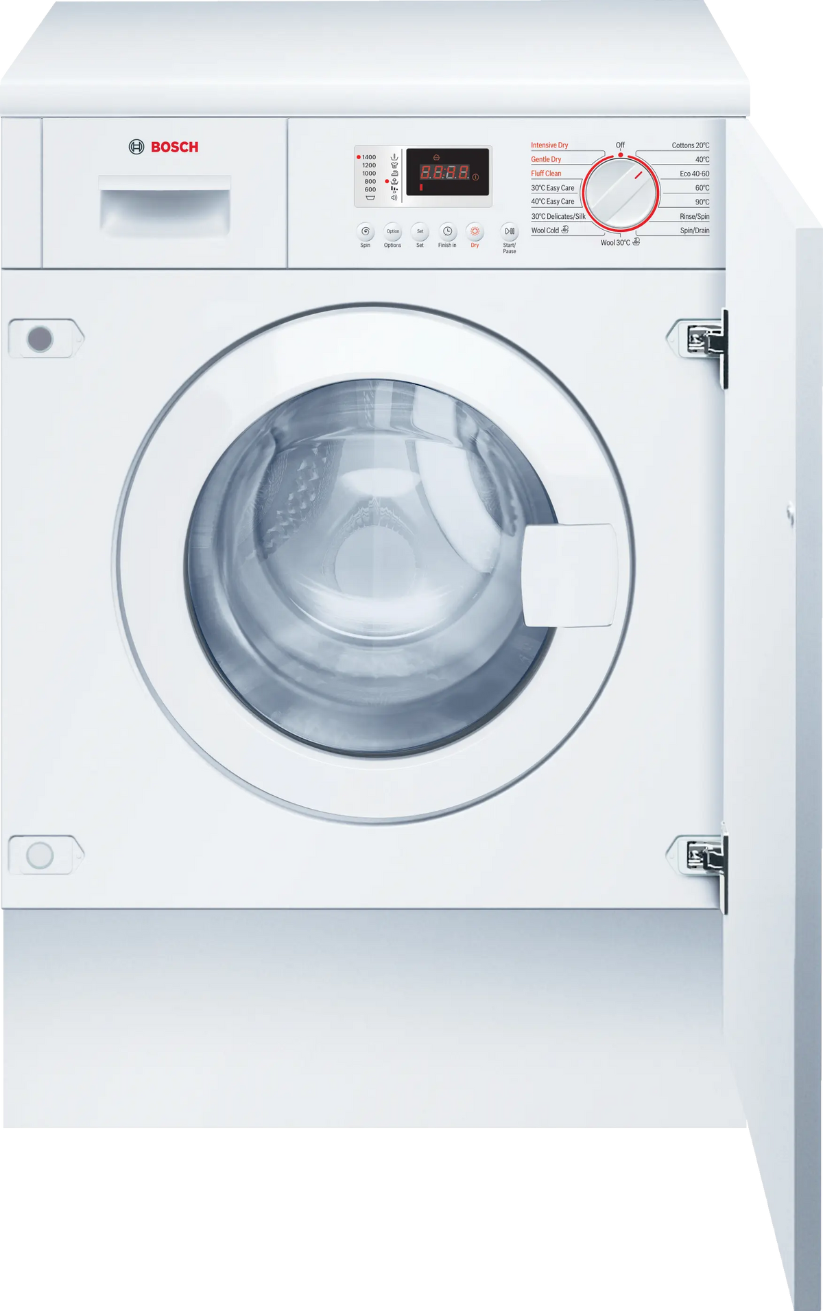 Bosch Series 4 7KG/4KG 1400RPM Built-In Washer Dryer - White | WKD28352GB