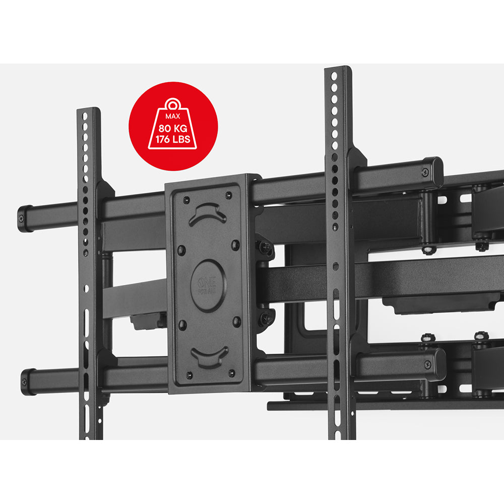 One For All Full-Motion Wall Mount TV Bracket For 32&quot; to 100&quot; TV - Black | WM4663 from One For All - DID Electrical