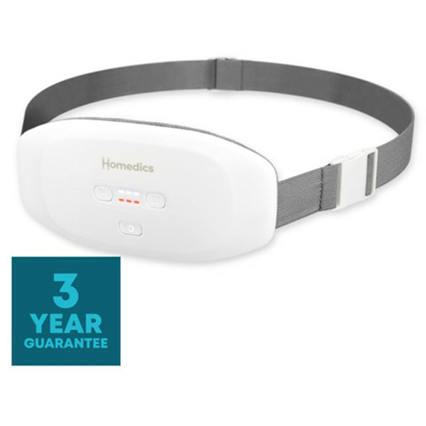 Homedics Cycle Comfort Heat and Vibration Belt - White &amp; Grey | WMH-200H from Homedics - DID Electrical