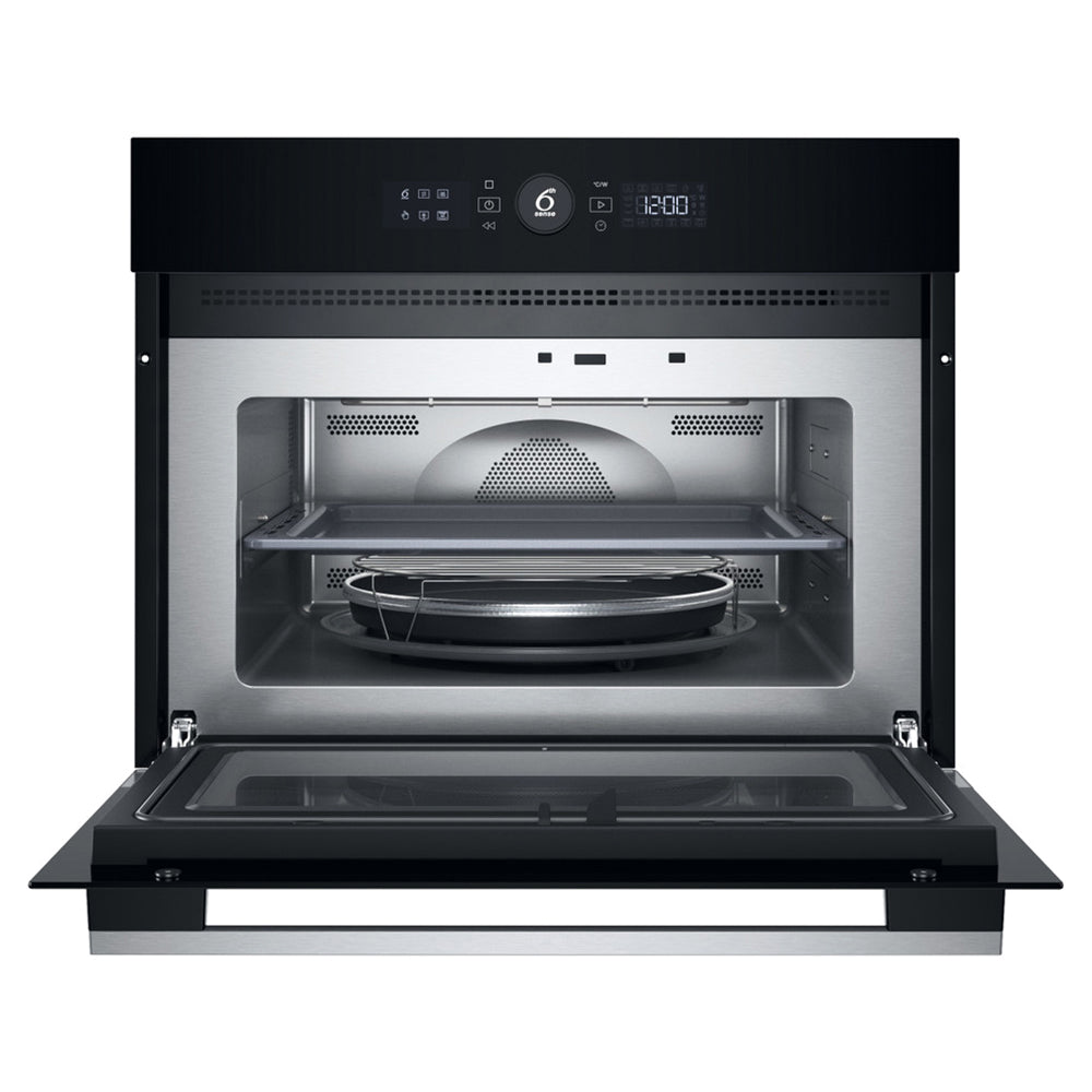 Whirlpool 40L Built-In Combi Microwave Oven - Inox | WMW57DHMXUK from Whirlpool - DID Electrical