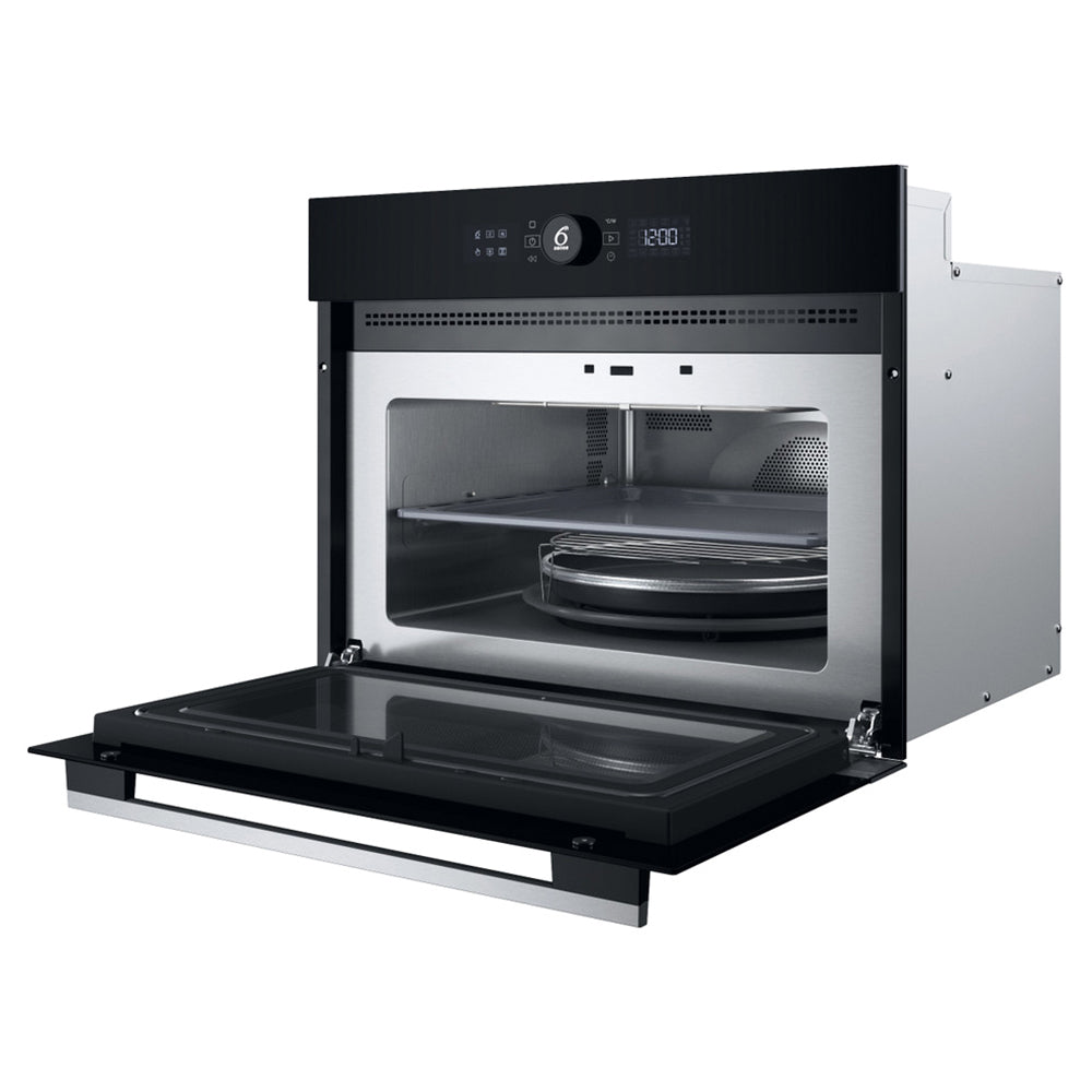 Whirlpool 40L Built-In Combi Microwave Oven - Inox | WMW57DHMXUK from Whirlpool - DID Electrical